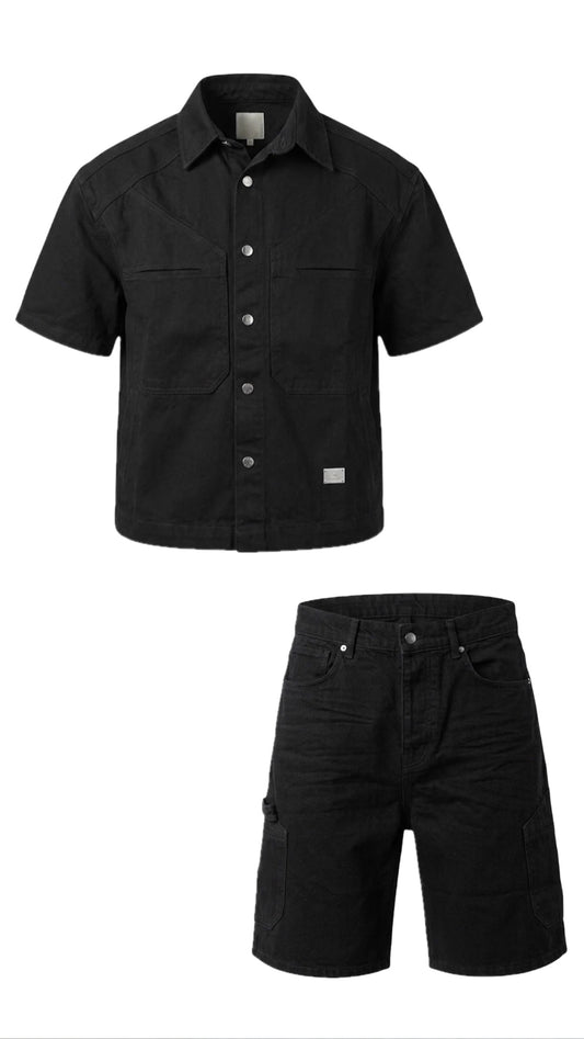 COORD-SET BLACK GAVENSEMBLE