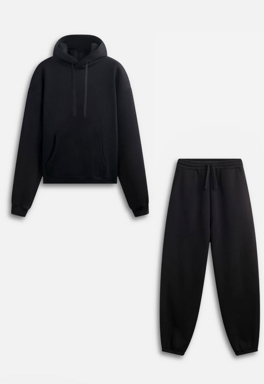 TRACKSUITE LABEL ESSENTIALS BLACK