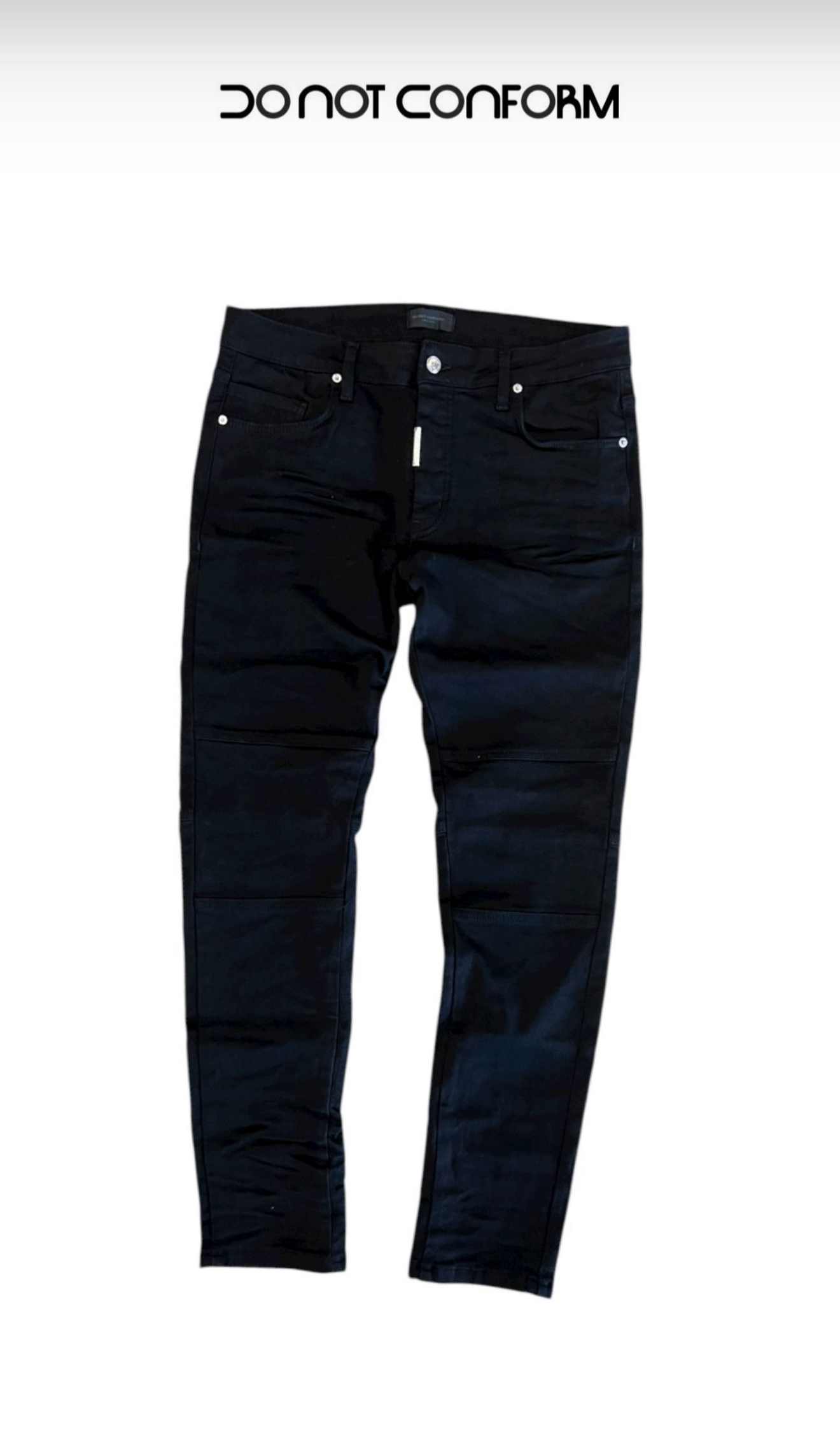 JEANS SKINNY BLACK DONOTCONFORM