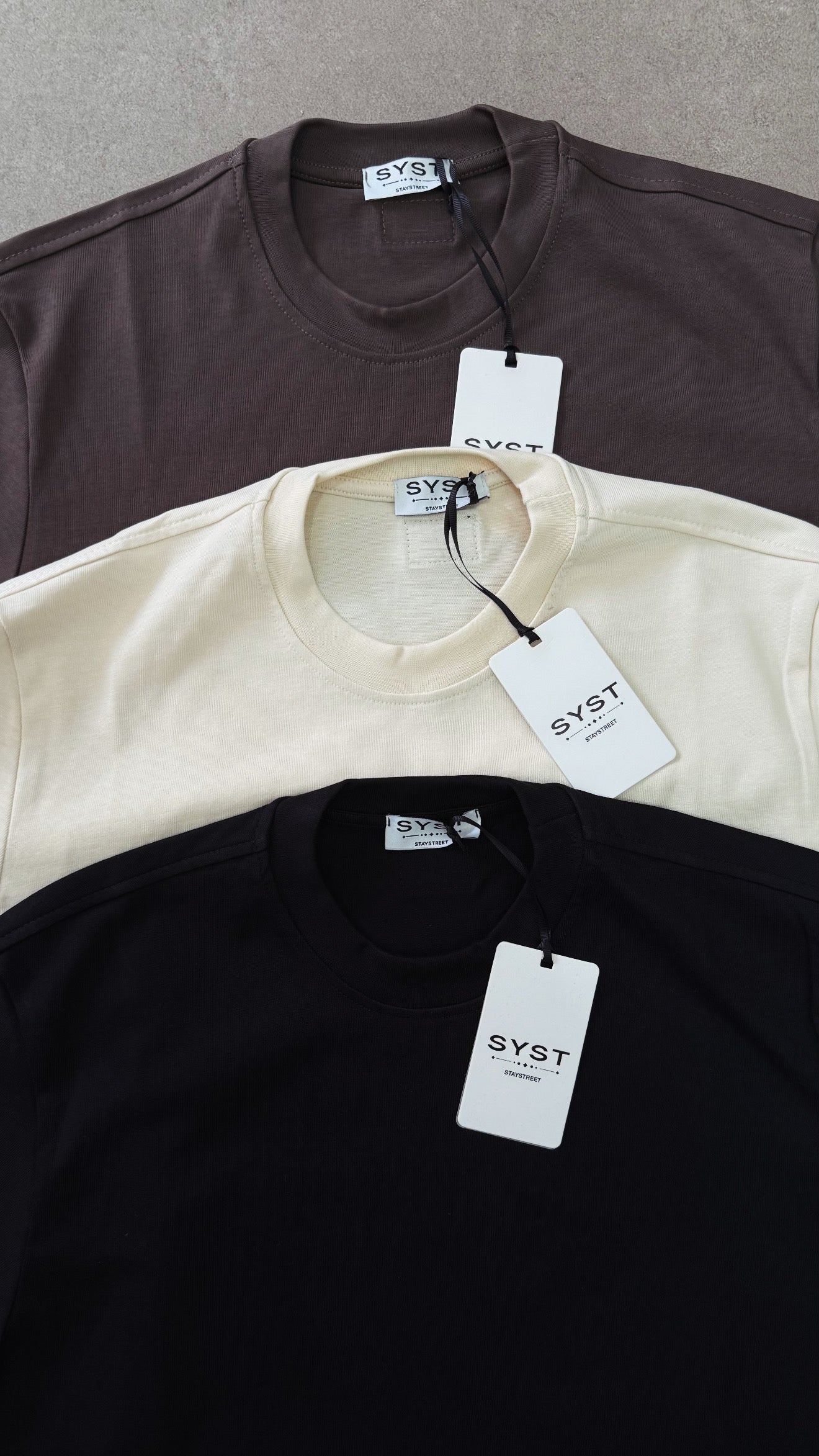 T-SHIRT BASIC BLACK SYST