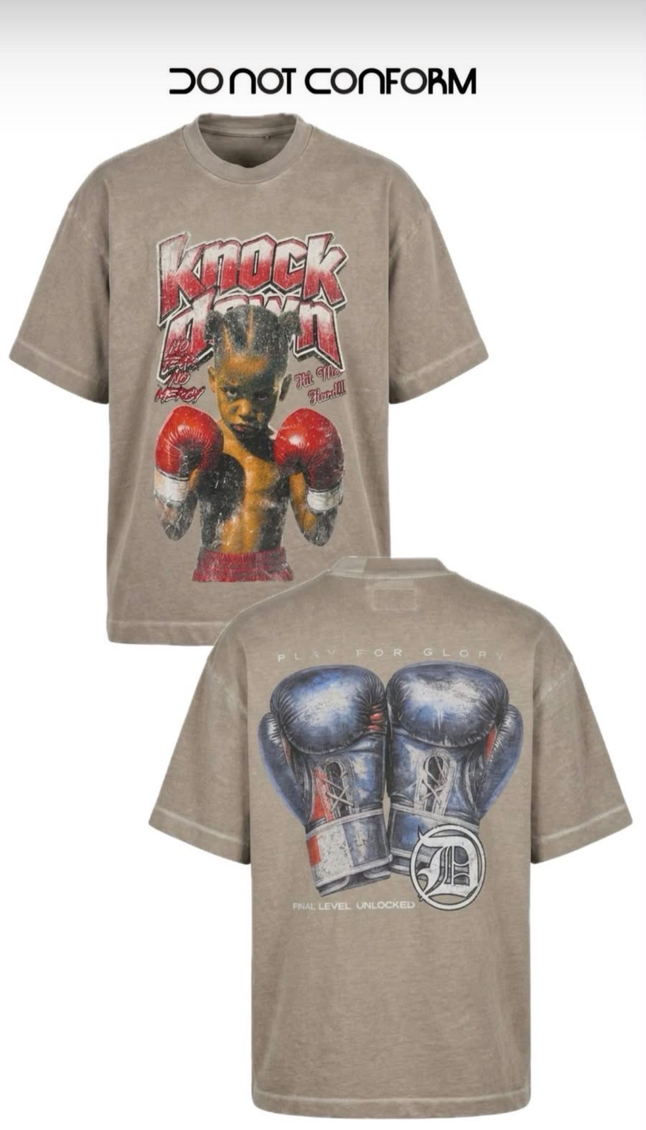 T-SHIRT BOXE DONOTCONFORM