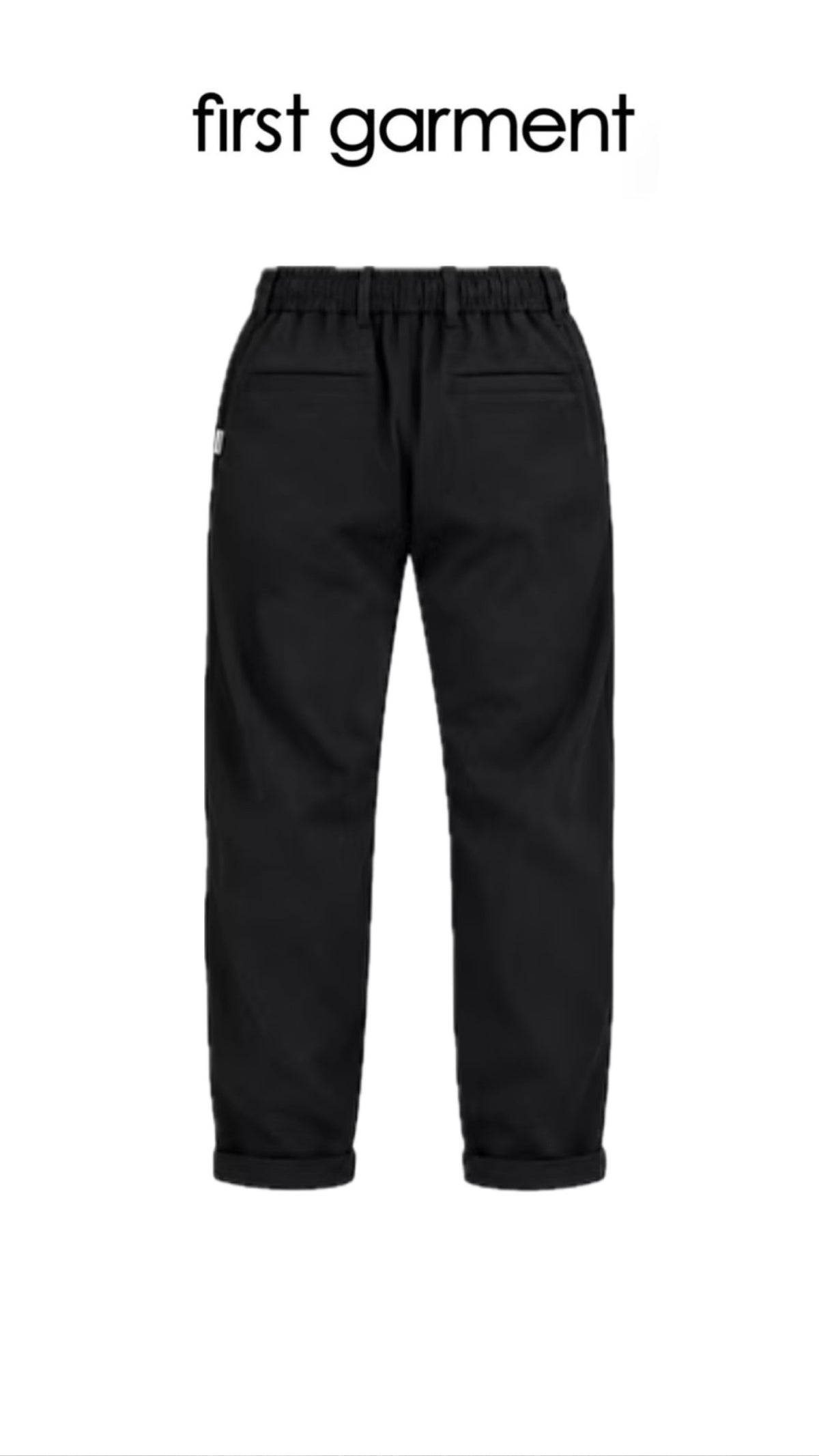 PANTS BLACK FIRST GARMENT