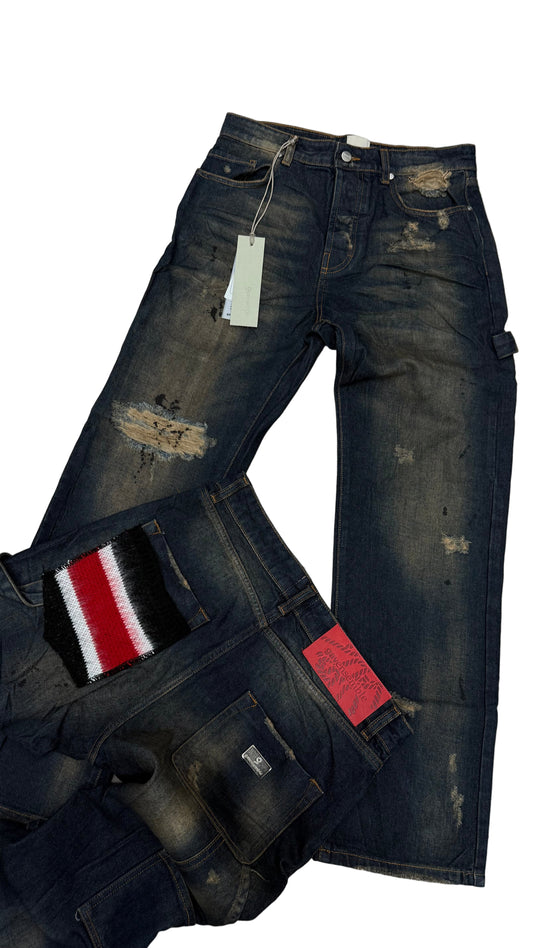 JEANS BAGGY RED GAVENSEMBLE