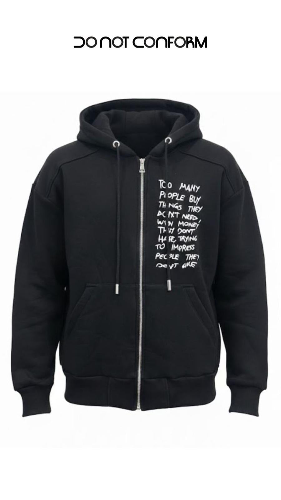 HOODIE ZIP DONOTCONFORM