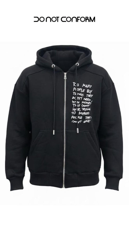 HOODIE ZIP DONOTCONFORM