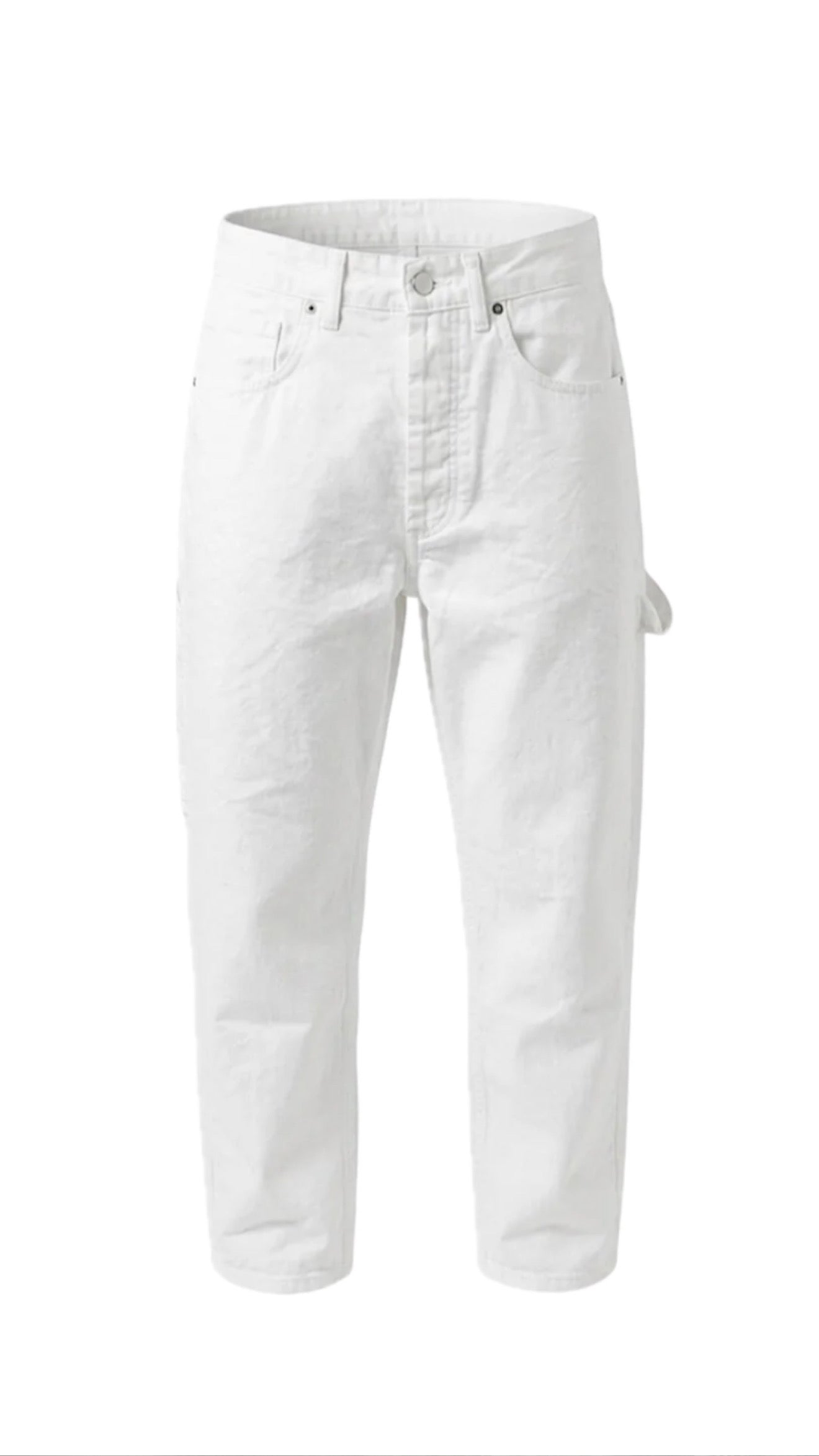 JEANS BAGGY WHITE GAVENSEMBLE