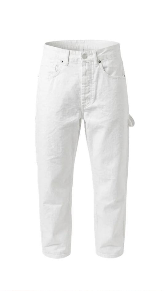 JEANS BAGGY WHITE GAVENSEMBLE