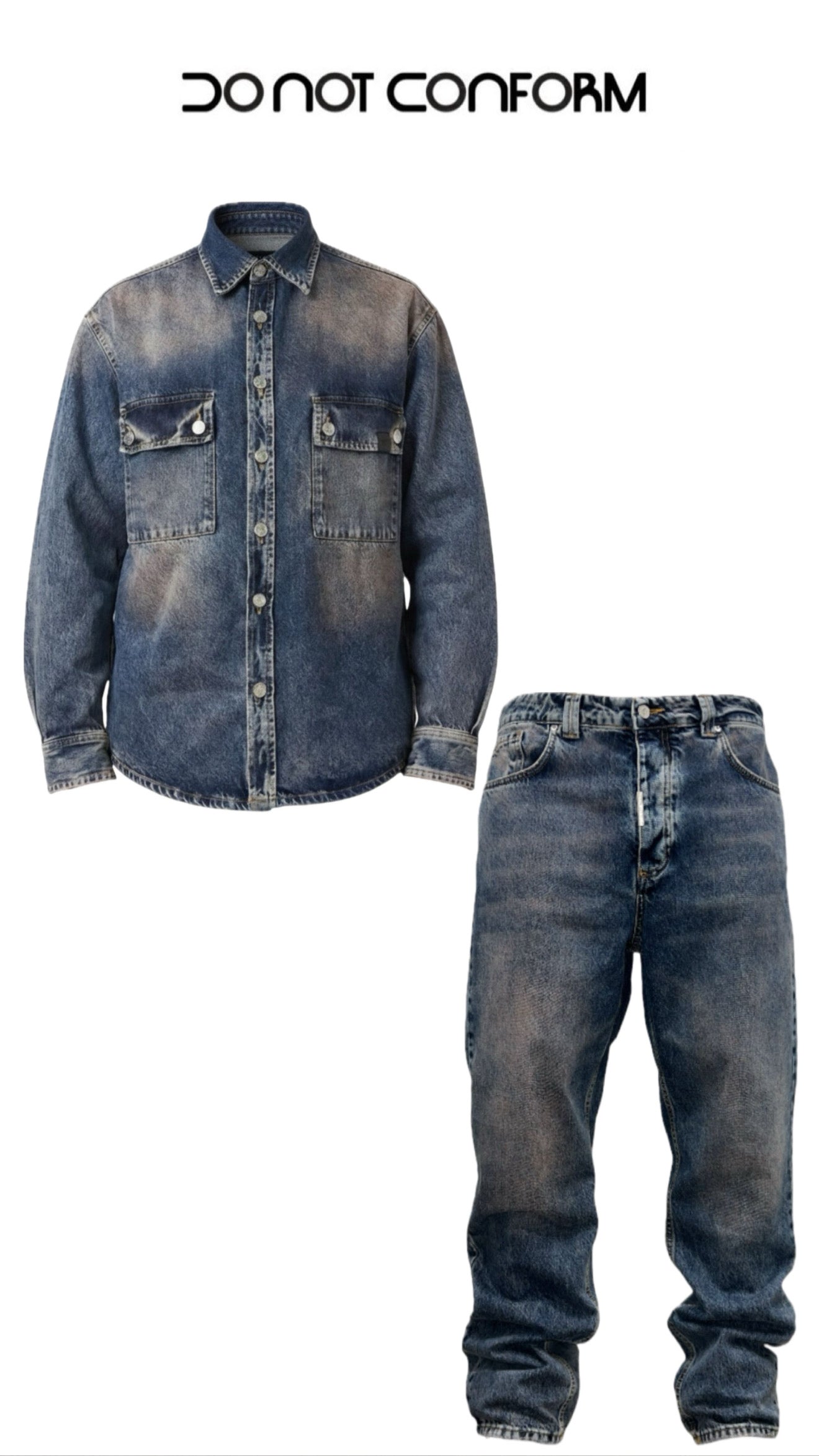 COORD-SET DENIM DONOTCONFORM