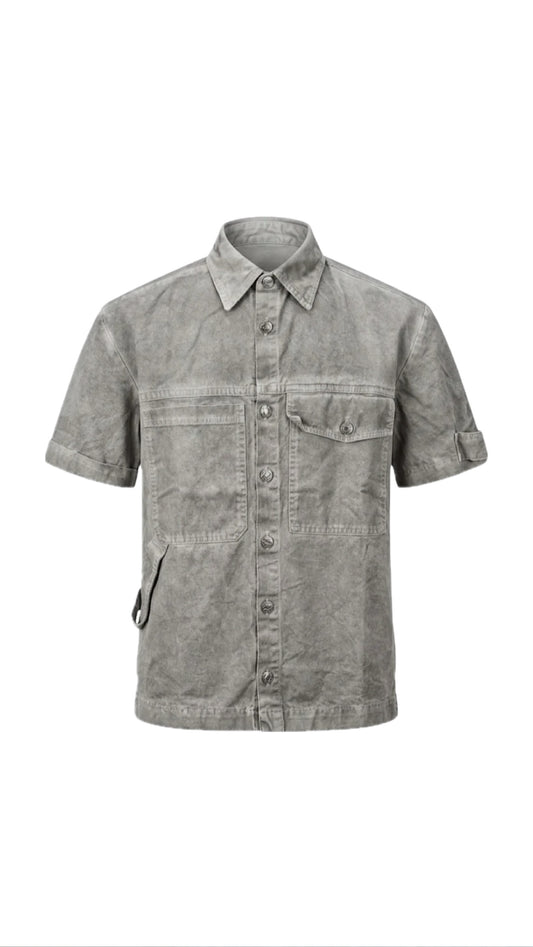 JACKET GREY WASHED GAVENSEMBLE