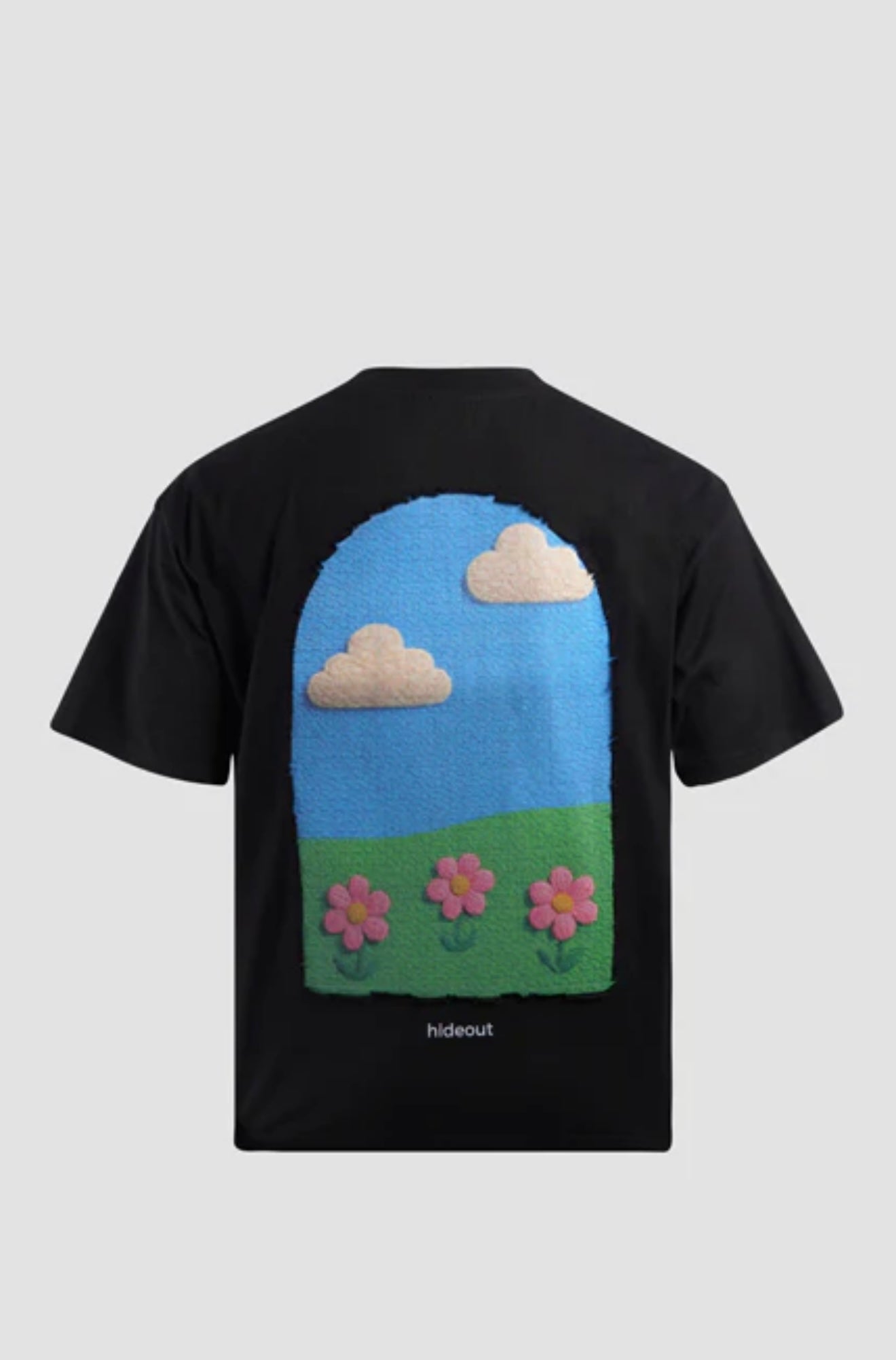 T-SHIRT GROWING FLOWERS WINDOW