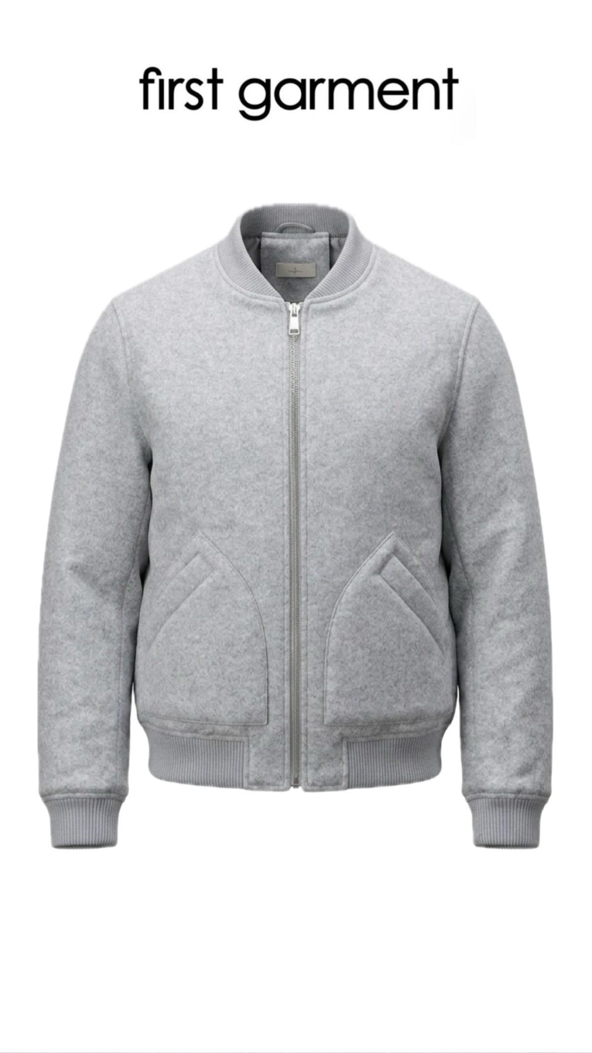 JACKET GREY FIRST GARMENT